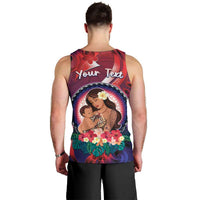 Personalised Samoa Mother's Day Men Tank Top I Love You Mom