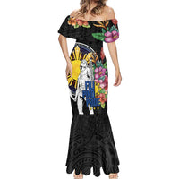 Filipinos Lapu-Lapu Hero Philippines Mermaid Dress Hibiscus Flowers Style
