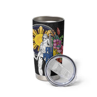 Filipinos Lapu-Lapu Hero Philippines Tumbler Cup Hibiscus Flowers Style