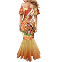 Personalised Tonga Mother's Day Mermaid Dress I Love You Mom DT04 - Polynesian Pride