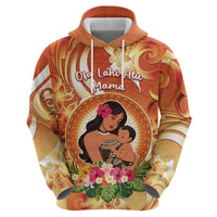 Personalised Tonga Mother's Day Zip Hoodie I Love You Mom DT04 - Polynesian Pride