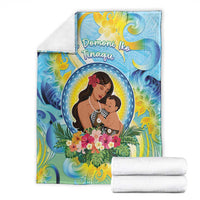 Fiji Mother's Day Blanket I Love You Mom