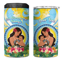 Personalised Fiji Mother's Day 4 in 1 Can Cooler Tumbler I Love You Mom