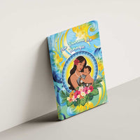 Fiji Mother's Day Canvas Wall Art I Love You Mom DT04 - Polynesian Pride