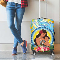 Fiji Mother's Day Luggage Cover I Love You Mom