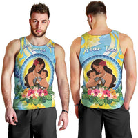 Personalised Fiji Mother's Day Men Tank Top I Love You Mom