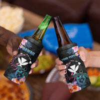 Personalised Hawaii 4 in 1 Can Cooler Tumbler Kanaka Maoli With Fish Hook