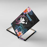 Hawaii Canvas Wall Art Kanaka Maoli With Fish Hook