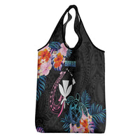 Hawaii Grocery Bag Kanaka Maoli With Fish Hook DT04 - Polynesian Pride