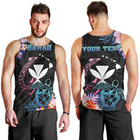 Personalised Hawaii Men Tank Top Kanaka Maoli With Fish Hook