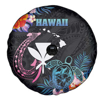 Hawaii Spare Tire Cover Kanaka Maoli With Fish Hook