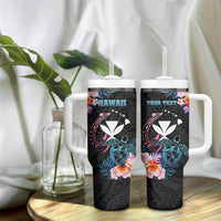 Personalised Hawaii Tumbler With Handle Kanaka Maoli With Fish Hook