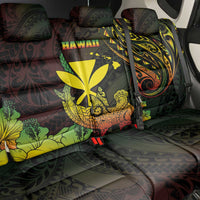 Hawaii Back Car Seat Cover Kanaka Maoli With Hammerhead Shark