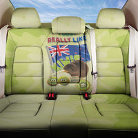 New Zealand Kiwi Back Car Seat Cover I Just Really Like Kiwis DT04 One Size Green - Polynesian Pride