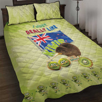 New Zealand Kiwi Quilt Bed Set I Just Really Like Kiwis