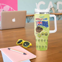 New Zealand Kiwi Tumbler With Handle I Just Really Like Kiwis DT04 - Polynesian Pride
