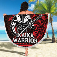 Hawaii Ikaika Warrior Beach Blanket Hawaiian Tribal Tattoo