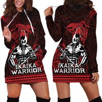 Hawaii Ikaika Warrior Hoodie Dress Hawaiian Tribal Tattoo