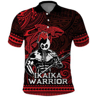 Hawaii Ikaika Warrior Polo Shirt Hawaiian Tribal Tattoo