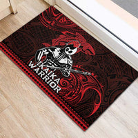 Hawaii Ikaika Warrior Rubber Doormat Hawaiian Tribal Tattoo