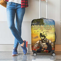 New Zealand ANZAC Day Luggage Cover The Ode Remembrance And Poppy