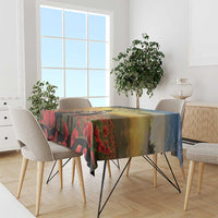 New Zealand ANZAC Day Tablecloth The Ode Remembrance And Poppy