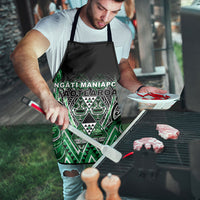 Aotearoa Ngati Maniapoto Apron Maori Tribal Green Paua Shell Pattern