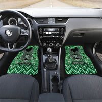 Aotearoa Ngati Maniapoto Car Mats Maori Tribal Green Paua Shell Pattern
