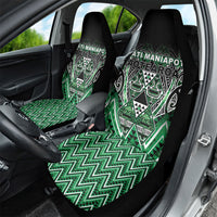 Aotearoa Ngati Maniapoto Car Seat Cover Maori Tribal Green Paua Shell Pattern