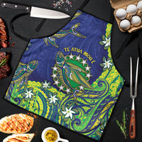 Cook Islands Language Week Apron Flying Fish 15 Stars Tribal Patterns