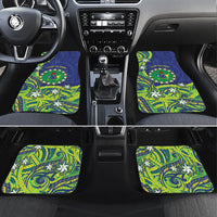 Cook Islands Language Week Car Mats Flying Fish 15 Stars Tribal Patterns