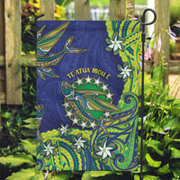 Cook Islands Language Week Garden Flag Flying Fish 15 Stars Tribal Patterns