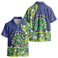 Cook Islands Language Week Kid Hawaiian Shirt Flying Fish 15 Stars Tribal Patterns DT05 - Polynesian Pride