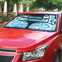 Aotearoa Ngati Kahungunu Auto Sun Shade New Zealand Traditional Maori Pattern