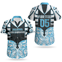 Custom Aotearoa Ngati Kahungunu Couples Matching Short Sleeve Bodycon Dress and Hawaiian Shirt New Zealand Traditional Maori Pattern DT05 - Polynesian Pride