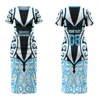 Custom Aotearoa Ngati Kahungunu Couples Matching Short Sleeve Bodycon Dress and Hawaiian Shirt New Zealand Traditional Maori Pattern DT05 - Polynesian Pride