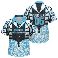 Custom Aotearoa Ngati Kahungunu Family Matching Short Sleeve Bodycon Dress and Hawaiian Shirt New Zealand Traditional Maori Pattern