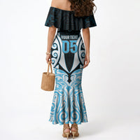 Custom Aotearoa Ngati Kahungunu Mermaid Dress New Zealand Traditional Maori Pattern DT05 - Polynesian Pride