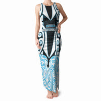 Custom Aotearoa Ngati Kahungunu Tank Maxi Dress New Zealand Traditional Maori Pattern
