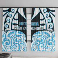 Aotearoa Ngati Kahungunu Window Curtain New Zealand Traditional Maori Pattern