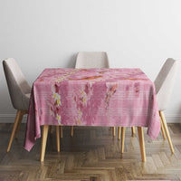 Pink Palaka Hawaiian And Japanese Tablecloth Sakura Lei With Koi Fish - Polynesian Pride