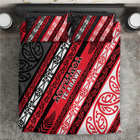 Aotearoa Te Arawa Bedding Set New Zealand Maori Tribal Fern Pattern