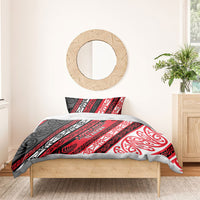 Aotearoa Te Arawa Bedding Set New Zealand Maori Tribal Fern Pattern