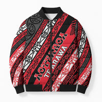 Personalised Aotearoa Te Arawa Bomber Puffer Jacket New Zealand Maori Tribal Fern Pattern