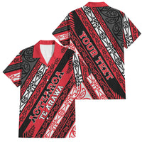 Personalised Aotearoa Te Arawa Family Matching Puletasi and Hawaiian Shirt New Zealand Maori Tribal Fern Pattern