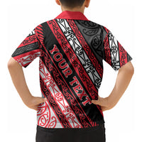 Personalised Aotearoa Te Arawa Kid Hawaiian Shirt New Zealand Maori Tribal Fern Pattern DT05 - Polynesian Pride
