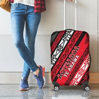 Aotearoa Te Arawa Luggage Cover New Zealand Maori Tribal Fern Pattern