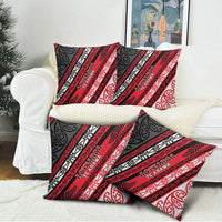 Aotearoa Te Arawa Pillow Cover New Zealand Maori Tribal Fern Pattern