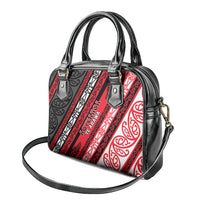 Aotearoa Te Arawa Shoulder Handbag New Zealand Maori Tribal Fern Pattern