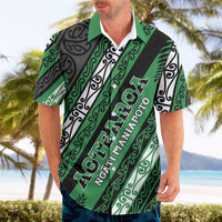 Personalised Aotearoa Ngati Maniapoto Hawaiian Shirt New Zealand Maori Tribal Fern Pattern